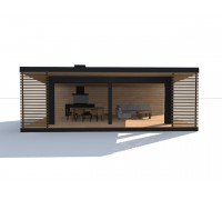 Сучасні альтанки у стилі мінімалізм Modern Gazebo 01 6х9м від виробника.