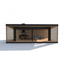 Современные беседки в стиле минимализм Modern Gazebo 01 6х9м.