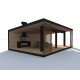 Современные беседки в стиле минимализм Modern Gazebo 01 6х9м.