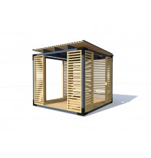 Сучасна недорога альтанка 3,0х3,0м Modern Gazebo 05 від виробника