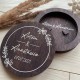 Коробочка из дерева для обручальных колец.