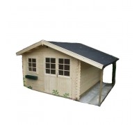 A modern barn, a state-of-the-art wooden shed for a summer house, 3.4 x 3.0 m, from the manufacturer Modern Barn - 38
