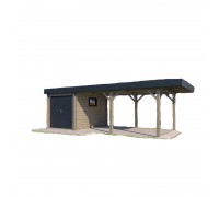 Nowoczesna stodoła, nowoczesny drewniany blok mieszkalny o wymiarach 7,9 x 3,3 m od producenta Modern Barn - 39
