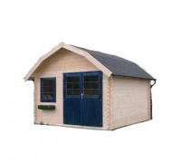 A modern barn, a state-of-the-art wooden shed for a summer house, 3.4 x 3.4 m, from the manufacturer Modern Barn - 49