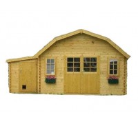 Сучасний сарай, держблок для дачі з дерева 5.5х3,4 м. від виробника Modern barn - 75