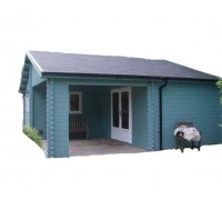 A modern barn, a state-of-the-art wooden shed for a summer house, 6.0 x 6.0 m, from the manufacturer Modern Barn - 111