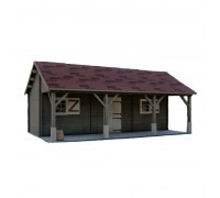Modern barn, a state-of-the-art wooden shed for a summer house, 8.0 x 5.0 m, from the manufacturer Modern Barn-126