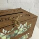 Деревянная коробка для денежных конвертов на свадьбу.