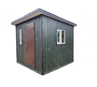 Wooden insulated utility block 2.7x2.7m.