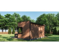 Модульная сауна для дачи 6х3м Gartensauna-3 под ключ от производителя.