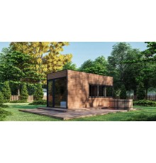 Мобільна сауна 6х3м Gartensauna-5 під ключ від виробника.