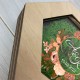 Стильная свадебная коробочка для колец из дерева с акрилом.