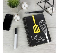 Ein Rezeptbuch mit stilvollem Acryl-Cover