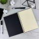 Кулинарная книга для записи рецептов в оригинальной обложке из прозрачного акрила.