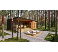 Modulares Rahmenplattenhaus 11 x 6 m.