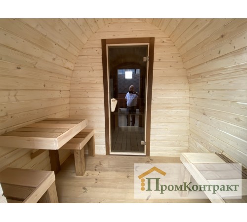 Мобільна лазня у стилі Іглу 2.2х3.5м. Outdoor POD Sauna Igloo