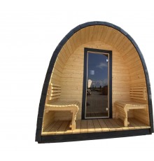 Мобільна лазня у стилі Іглу 2.2х3.5м. Outdoor POD Sauna Igloo