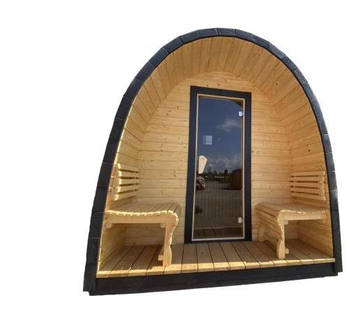 Мобильная баня в стиле Иглу 2.2х3.5м. Outdoor POD Сауна Igloo