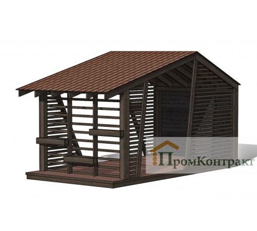 Современная беседка 6,0х3,0 Modern Gazebo 09 м от производителя.