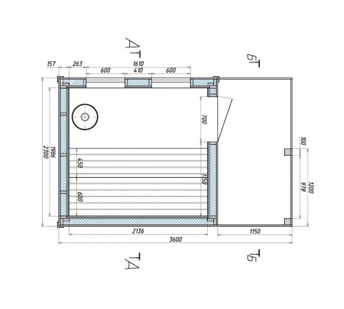 Сауна 3,6х2,3 отделка терморейка Gartensauna-10 под ключ от производителя.