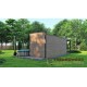 Сауна с передней и террасой 7,6 x 2,6 м Gartensauna-15 под ключ от производителя.