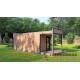 Сауна с передней и террасой 7,6 x 2,6 м Gartensauna-15 под ключ от производителя.