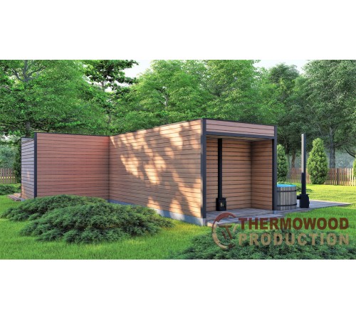 Модульный жилой дом 80,0 м2 с баней Sauna House 2 от