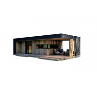 Модульный дом 9,5х4,7м High Tech House 07 в стиле хай-тек от производителя ThermoWood Production
