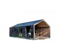 Барнхаус, модульный дом 8,7х5,0м Barn House 01 от производителя ThermoWood Production