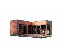 Модульный гостевой дом с баней 6,3х6,0м Sauna House 5 от