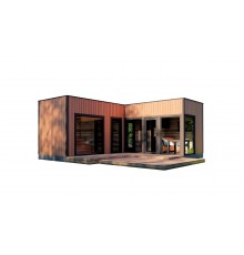 Модульный гостевой дом с баней 6,3х6,0м Sauna House 5 от