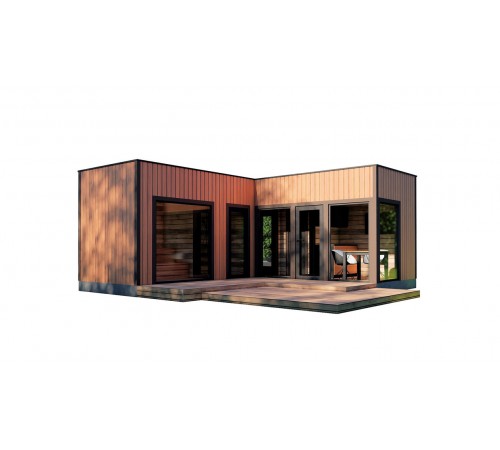 Модульный гостевой дом с баней 6,3х6,0м Sauna House 5 от Модульный гостевой дом с баней 6,3х6,0м Sauna House 5 от