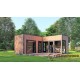 Модульный гостевой дом с баней 6,3х6,0м Sauna House 5 от