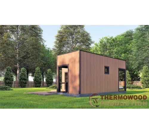 Модульный гостевой дом с баней 6,3х6,0м Sauna House 5 от Модульный гостевой дом с баней 6,3х6,0м Sauna House 5 от