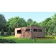 Модульний каркасний будинок 6,8 х5, 6м з лазнею Sauna House 6 під ключ від