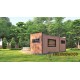 Модульний каркасний будинок 6,8 х5, 6м з лазнею Sauna House 6 під ключ від