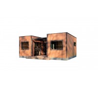 Modulares Gästehaus-Badehaus 5,3x6,8m Saunahaus 7 schlüsselfertig ab