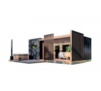 Модульний дачний будинок з лазнею 7,0х4,9м Sauna House 13 від
