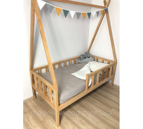 Дитяче ліжечко Вігвам з масиву вільхи