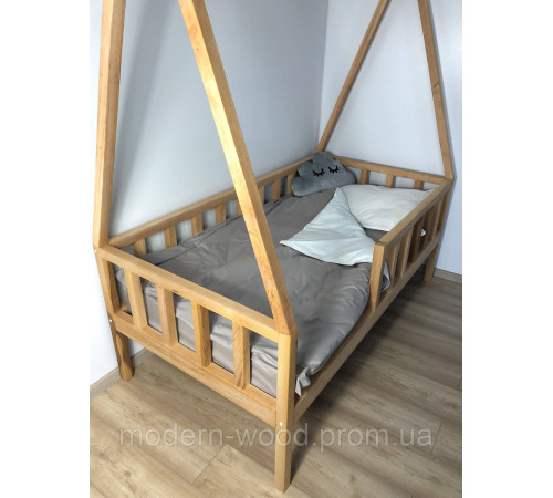 Дитяче ліжечко Вігвам з масиву вільхи