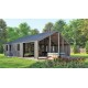 Барнхаус с баней 9,2х8,0м Sauna Barn House 03 от производителя ThermoWood Production