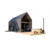 Барнхаус с баней 7,8х3,2м Sauna Barn House 04 от производителя ThermoWood Production