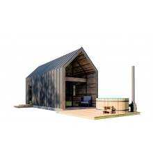 Барнхаус с баней 7,8х3,2м Sauna Barn House 04 от производителя ThermoWood Production