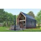 Барнхаус с баней 7,8х3,2м Sauna Barn House 04 от производителя ThermoWood Production