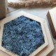 Деревянная коробочка для обручальных колец с прозрачной крышкой.