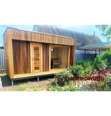 Модульна лазня 5х2, 6м Панорама Gartensauna-12 під ключ від виробника