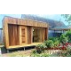 Модульная баня 5х2,6м Панорама Gartensauna-12 под ключ от производителя.