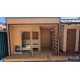 Модульная мини баня 4,3х2,7м Gartensauna-19 под ключ от производителя.