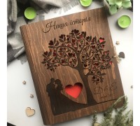 Оригинальный подарок на деревянную свадьбу - альбом для фото.