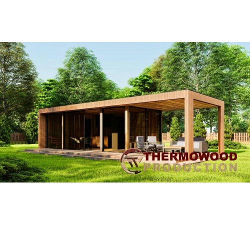 Модульний гостьовий будинок 11,0х4,0м з банею Sauna House 15 від під ключ Модульний гостьовий будинок 11,0х4,0м з банею Sauna House 15 від під ключ